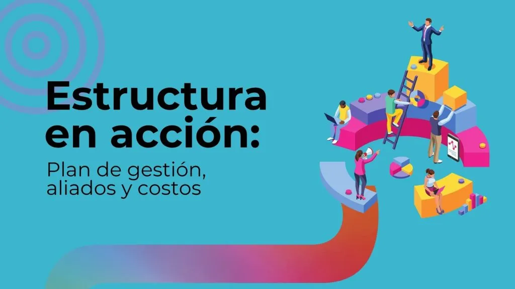 Estructura en acción: plan de gestión, aliados y costos